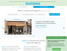 Tablet Screenshot of negocius.com